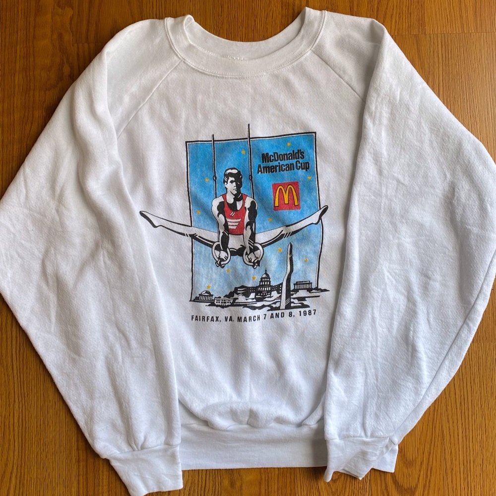 Men’s Vintage McDonalds American Cup Crewneck
